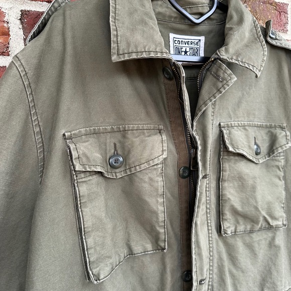 Converse Olive Military Field Jacket - Picture 3 of 11